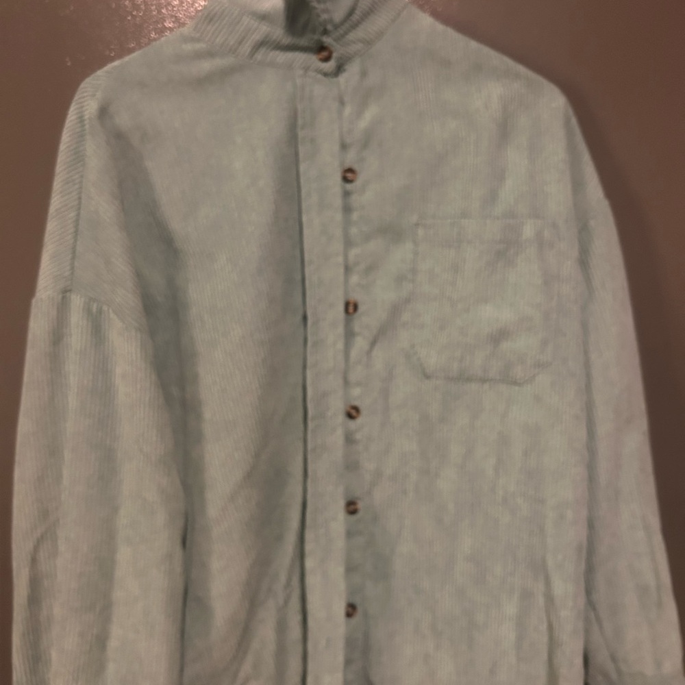 Women's Corduroy Jacket - Light Gray